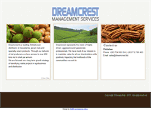 Tablet Screenshot of dreamcrest.biz